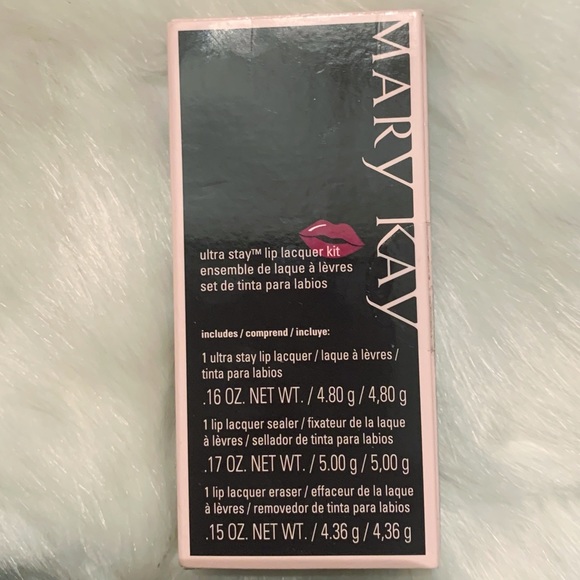 Mary Kay Ultra Stay Lip Lacquer Set (Sealer Eraser Lacquer) Plum Limited Edition - Picture 1 of 6